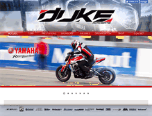 Tablet Screenshot of duke-acrobatie.com